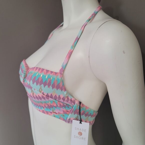 Shade & Shore Front Twist Bandeau Bikini Top - Picture 3 of 7